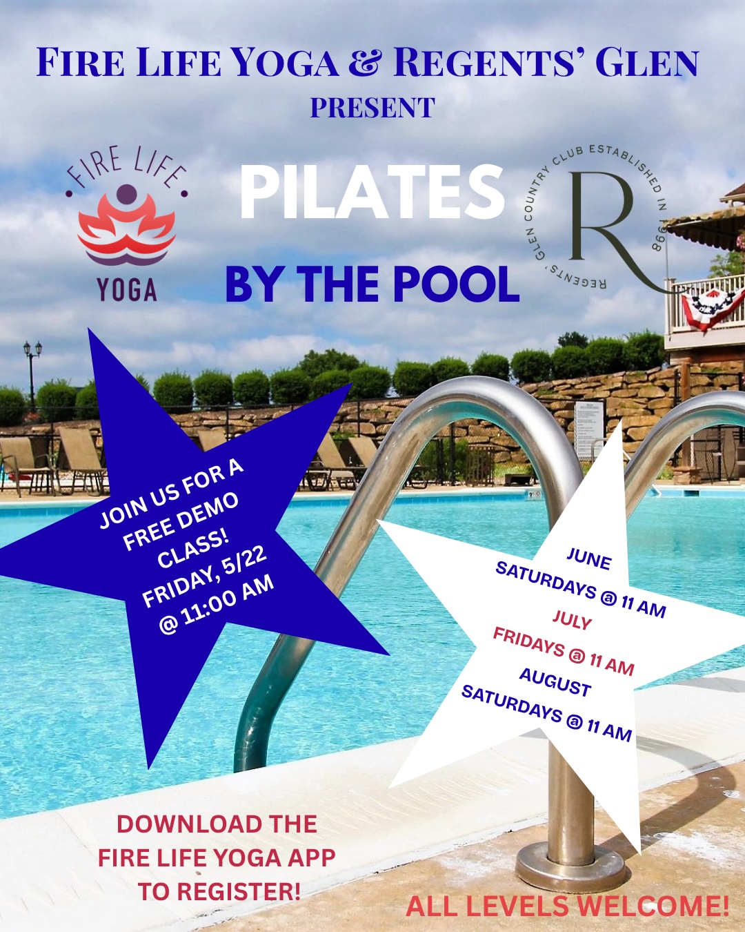 Pilates by the Pool at Regents' Glen 2026